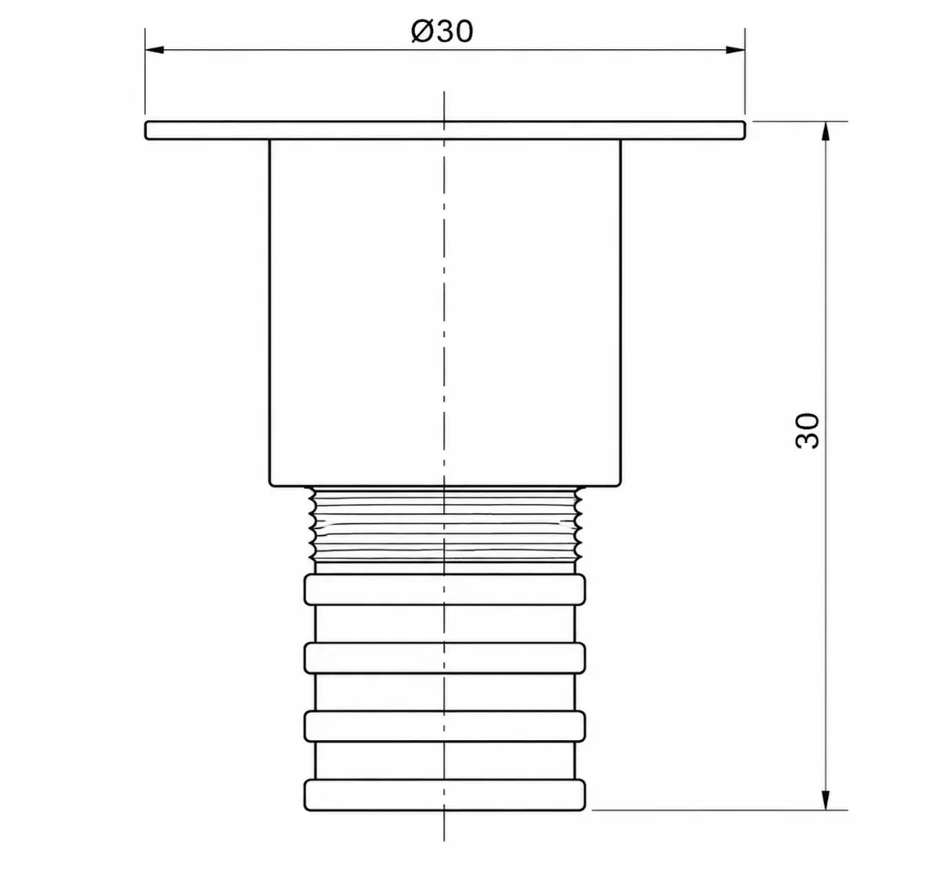 FALTU Micro Rec Downlight Dimensions.webp